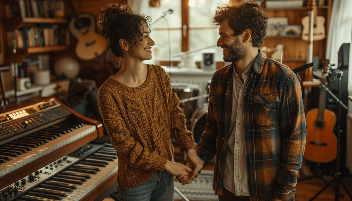 Autres - Alain Lanty et sa compagne, une histoire d'amour en musique